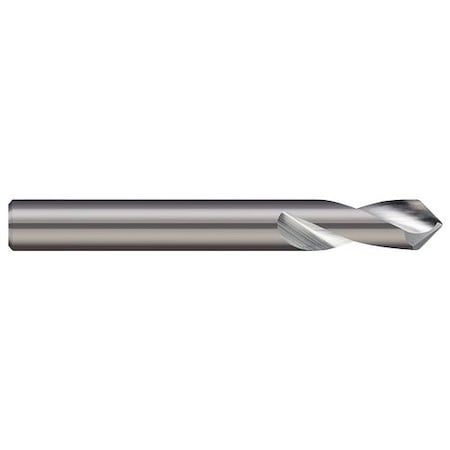 Micro 100 0.3750 3/8 Drill Dia X 1.000 1 Flute Length Carbide Quick Change, Spotting & Centering Drill SPD-375-140